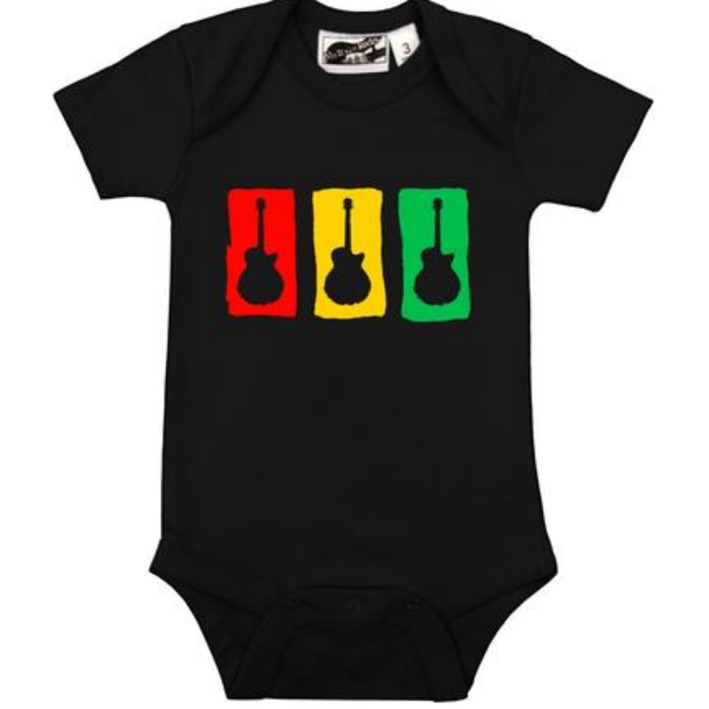 Rasta Baby Guitar Onesie